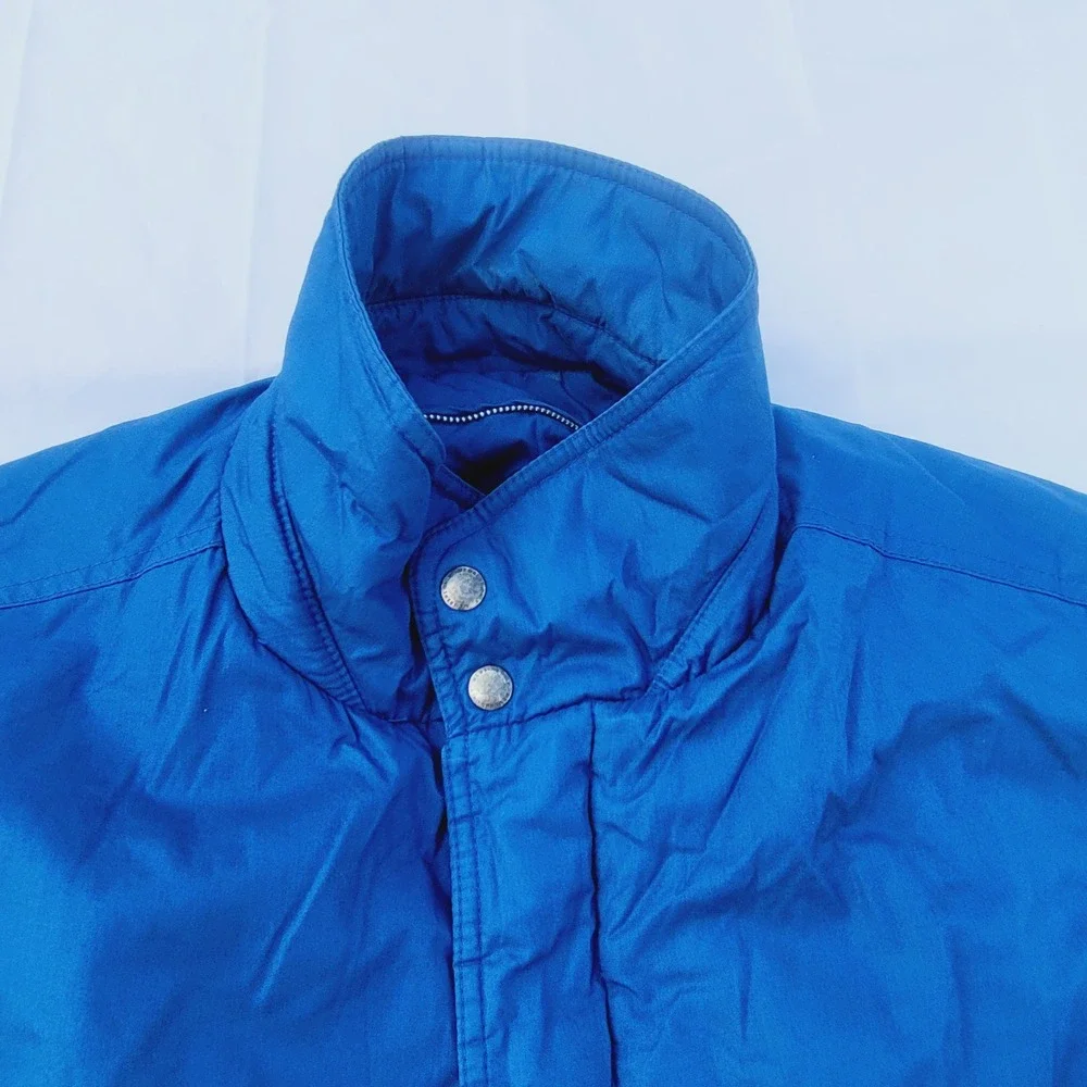 Members Only Vintage Bomber Jacket Mens Size 44 Blue Windbreaker Racer Coat J89